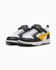 Immagine di PUMA - SNEAKERS KIDS REBOUND V6 LO AC+TD BIANCHE CON DETTAGLI NERI E GIALLE  DAL 20 AL 27, 397420-23