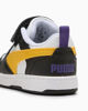 Immagine di PUMA - SNEAKERS KIDS REBOUND V6 LO AC+TD BIANCHE CON DETTAGLI NERI E GIALLE  DAL 20 AL 27, 397420-23