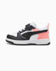 Immagine di PUMA -  SNEAKERS KIDS REBOUND V6 LO BIANCA CON DETTAGLI NERI E ROSA PESCA DAL 28 AL 35,  397419-24