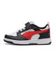 Immagine di PUMA -  SNEAKERS KIDS REBOUND V6 LO BIANCA CON DETTAGLI NERI E ROSSI DAL 28 AL 35,  397419-04