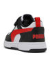 Immagine di PUMA -  SNEAKERS KIDS REBOUND V6 LO BIANCA CON DETTAGLI NERI E ROSSI DAL 28 AL 35,  397419-04