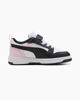 Immagine di PUMA -  SNEAKERS KIDS REBOUND V6 LO BIANCA CON DETTAGLI NERI E ROSA DAL 28 AL 35,  397419-37