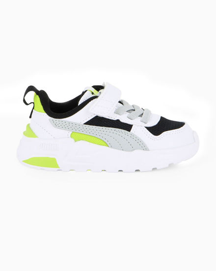 Immagine di PUMA - SNEAKERS KIDS TRINITY 2 LT PS BIANCA, NERA, GRIGIA E LIME DAL 28 AL 35, 403704-13