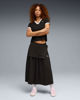 Immagine di PUMA -GONNA T7 MIDI PLEATED NERA CON BANDE BIANCHE, 634622-01