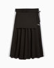 Immagine di PUMA -GONNA T7 MIDI PLEATED NERA CON BANDE BIANCHE, 634622-01