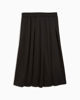 Immagine di PUMA -GONNA T7 MIDI PLEATED NERA CON BANDE BIANCHE, 634622-01