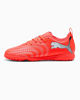 Immagine di PUMA- SCARPA DA CALCETTO KIDS FUTURE 9 PLAY TT ROSSA FLUO CON DETTAGLI GRIGI E NERI DAL 33 AL 38.5, 108929-01