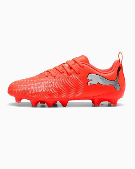 Immagine di PUMA - SCARPA DA CALCIO KIDS FUTURE 9 PLAY FG/AG ROSSA FLUO CON DETTAGLI GRIGI E NERI  DAL 30 AL 38.5, 108715-01