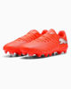 Immagine di PUMA - SCARPA DA CALCIO FUTURE 9 PLAY FG/AG ROSSA FLUO CON DETTAGLI GRIGI E NERI DA UOMO, 108715-01