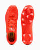 Immagine di PUMA - SCARPA DA CALCIO FUTURE 9 PLAY FG/AG ROSSA FLUO CON DETTAGLI GRIGI E NERI DA UOMO, 108715-01