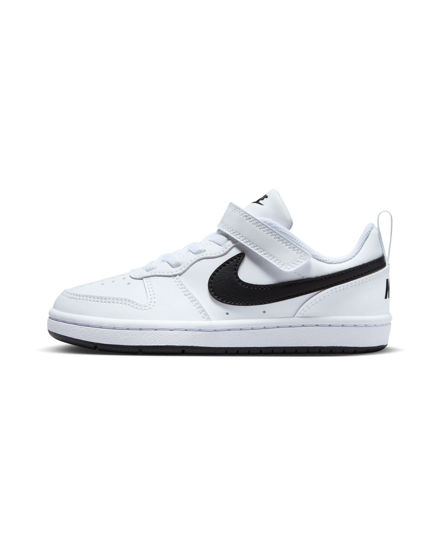 Immagine di NIKE - SNEAKERS KIDS COURT BOROUGH LOW RECRAFT BIANCHE E CON DETTAGLI NERI DAL 28  AL 35,  DV5457/104