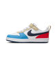 Immagine di NIKE - SNEAKERS KIDS COURT BOROUGH LOW RECRAFT BIANCHE CON DETTAGLI MULTICOLOR  DAL 28  AL 35,  DV5457/124