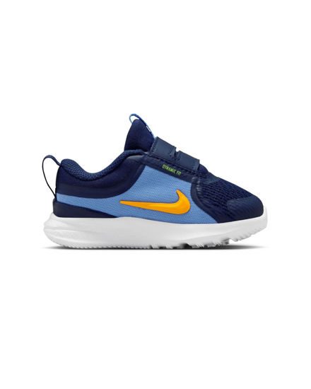 Immagine di NIKE - SNEAKERS INFANT STAR RUNNER 5 TD BLU, CELESTI E DETTAGLI ARANCIONI, DAL  19.5 AL 27, HF7006/403