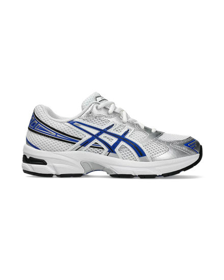 Immagine di ASICS - SNEAKERS  JUNIOR  GEL-1130 GS BIANCHE, SILVER CON DETTAGLI BLU DAL 35.5 AL 40, 1204A169_102
