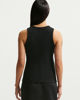 Immagine di NIKE – CANOTTA  SPORTSWEAR ADERENTE A COSTINE NERA DA DONNA – IH7956/010