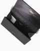 Immagine di MISS GLOBO - Pochette nera in lurex con manico in strass