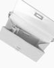 Immagine di MISS GLOBO - Pochette argento in lurex con manico in strass