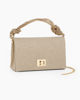 Immagine di MISS GLOBO - Pochette oro in lurex con manico in strass