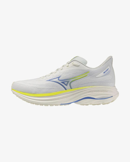 Immagine di MIZUNO - SCARPA DA RUNNING WAVE ULTIMA 17 BIANCA  CON DETTAGLI BLU E  GIALLO FLUO DA DONNA, J1GD2618_22