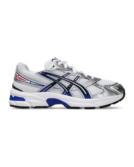 Immagine di ASICS - SNEAKERS JUNIOR GEL-1130 GS  DAL 35.5 AL 40 BIANCHE SILVER CON DETTAGLI  BLU, 1204A163_105