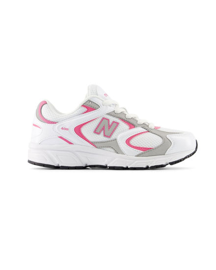 Immagine di NEW BALANCE -  SNEAKERS KIDS LIFESTYLE BIANCHE CON DETTAGLI ROSA E GRIGI DAL 28 AL 35, P40826U
