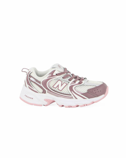 Immagine di NEW BALANCE -  SNEAKERS KIDS LIFESTYLE BIANCHE CON DETTAGLI FUXIA  E ROSSI DAL 28 AL 35, P5304M1