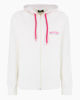 Immagine di XTREME BOXING - Felpa con cappuccio e zip completa panna da donna in cotone