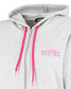 Immagine di XTREME BOXING - Felpa con cappuccio e zip completa grigia da donna in cotone