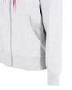 Immagine di XTREME BOXING - Felpa con cappuccio e zip completa grigia da donna in cotone