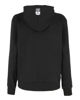 Immagine di XTREME BOXING - Felpa con cappuccio e zip completa nera da donna in cotone