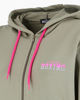 Immagine di XTREME BOXING - Felpa con cappuccio e zip completa verde salvia da donna in cotone