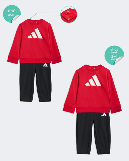 Immagine di TUTA BL FT JOG 240 RED-BLACK