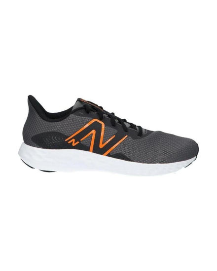 Immagine di NEW BALANCE -  SCARPA DA RUNNING GRIGIA CON DETTAGLI NERI E ARANCIONI DA UOMO, M411RO3