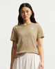 Immagine di NIKE - T- SHIRT SPORTSWEAR CLUB ESSENTIALS BEIGE/SABBIA DA DONNA , DX7902/286