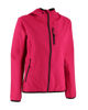 Immagine di ON SPIRIT - GIUBBINO CON CAPPUCCIO SOFTSHELL DONNA FUXIA CON DETTAGLI NERI - ADELITA