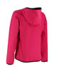 Immagine di ON SPIRIT - GIUBBINO CON CAPPUCCIO SOFTSHELL DONNA FUXIA CON DETTAGLI NERI - ADELITA