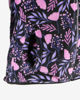 Immagine di ON SPIRIT - MICROPILE ORSETTO DONNA FULL ZIP NERO A FIORI ROSA E LILLA - OLIVIA