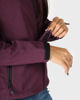 Immagine di ON SPIRIT - GIUBBINO CON CAPPUCCIO FELPATO SOFTSHELL DONNA BORDEAUX - ALBA