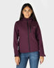 Immagine di ON SPIRIT - GIUBBINO CON CAPPUCCIO FELPATO SOFTSHELL DONNA BORDEAUX - ALBA