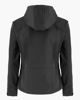 Immagine di ON SPIRIT - GIUBBINO CON CAPPUCCIO FELPATO SOFTSHELL DONNA NERO - ALBA