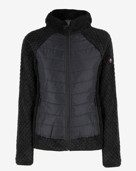Immagine di ON SPIRIT -GIUBBINO CON CAPPUCCIO FULL ZIP DONNA NERO - DALIDA