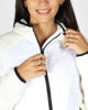 Immagine di ON SPIRIT -GIUBBINO CON CAPPUCCIO FULL ZIP BIANCO CON DETTAGLI NERI DONNA - DALIDA