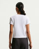 Immagine di NIKE - T- SHIRT  MEZZA MANICA NSW RIB TGHT SS  BIANCA DA DONNA, HV4994/100