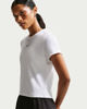 Immagine di NIKE - T- SHIRT  MEZZA MANICA NSW RIB TGHT SS  BIANCA DA DONNA, HV4994/100