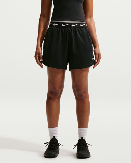 Immagine di NIKE - SHORT DA DONNA ONE NERI  CON DETTAGLI BIANCHI, IQ0401/010
