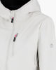 Immagine di ON SPIRIT - GIUBBINO CON CAPPUCCIO SOFTSHELL DONNA BIANCO PERLA  CON DETTAGLI NERI E FUXIA - ADELITA