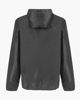 Immagine di WAIKIKI RUN- K-WAY CON CAPPUCCIO FULL ZIP  UOMO NERO CON DETTAGLI ARANCIONI FLUO - VERANO