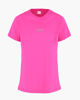 Immagine di ONLY -  T-SHIRT MEZZA MANICA FUXIA DA DONNA CON  LOGO STRASS -  10126