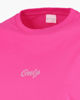 Immagine di ONLY -  T-SHIRT MEZZA MANICA FUXIA DA DONNA CON  LOGO STRASS -  10126