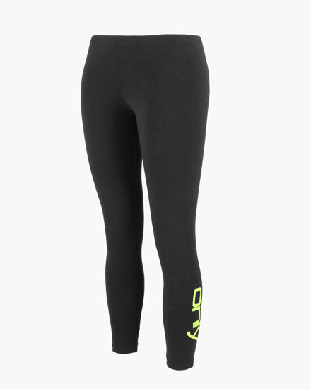 Immagine di ONLY- LEGGINGS NERI CON DETTAGLI GIALLO FLUO DA DONNA, 10110